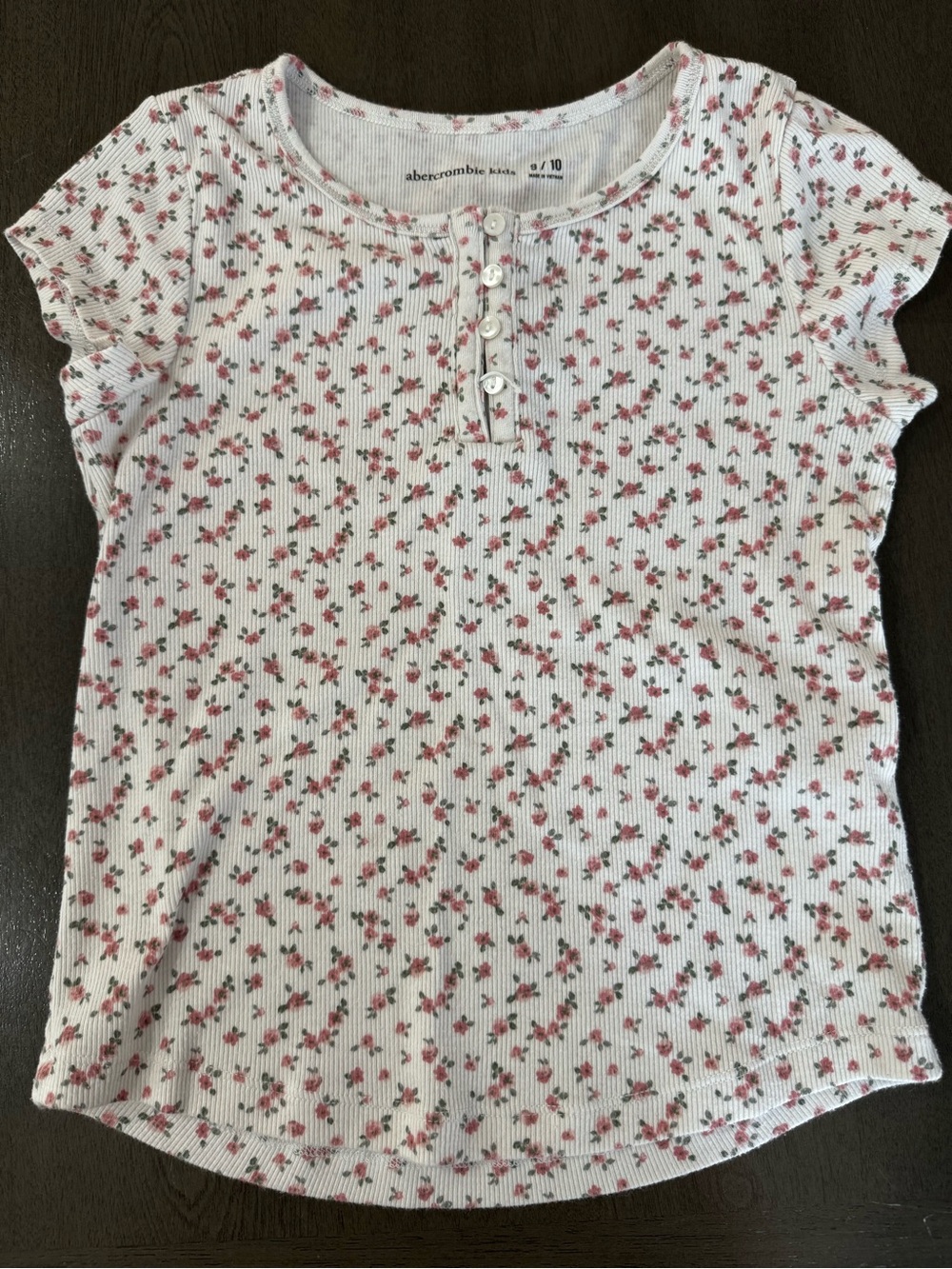 Abercrombie kids floral shirt